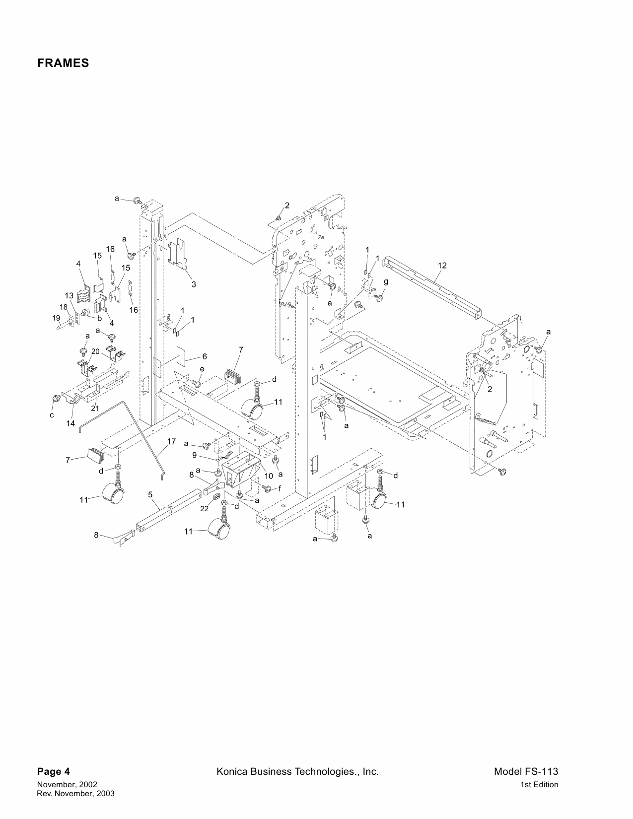 Konica-Minolta Options FS-113 Parts Manual-4